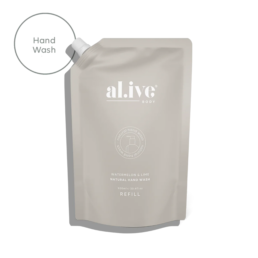 Al.ive II 900ml REFILL Hand Wash - Watermelon & Lime