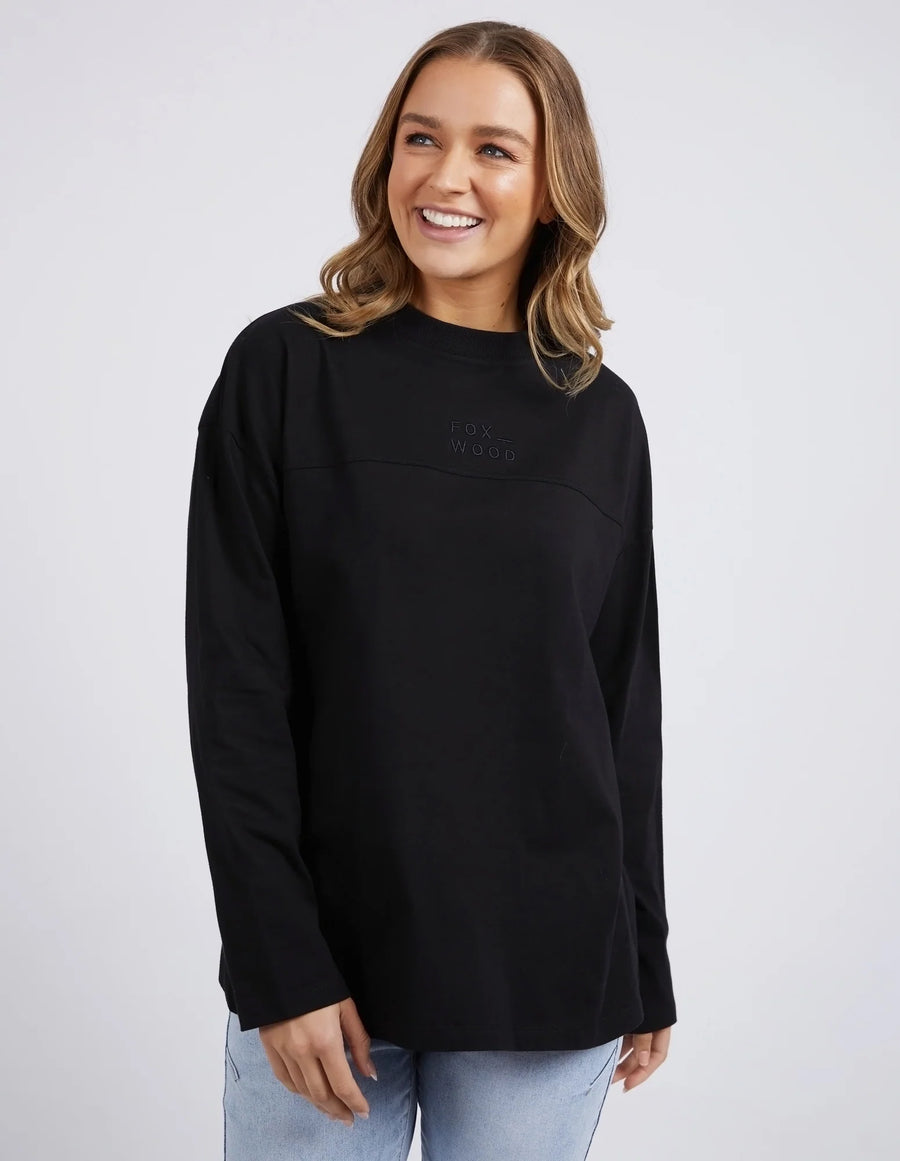 Foxwood II HOLD UP Long Sleeve - Washed Black