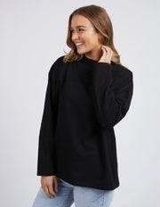 Foxwood II HOLD UP Long Sleeve - Washed Black