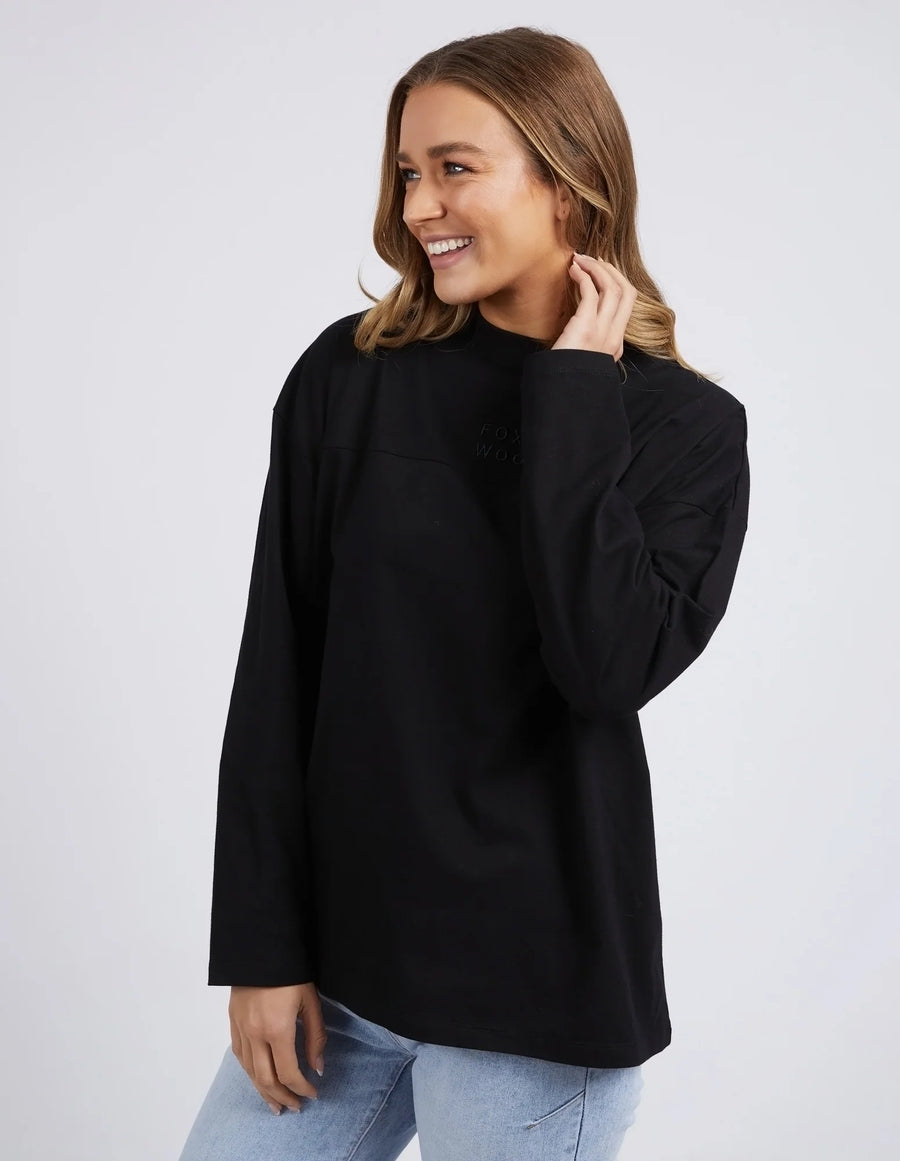 Foxwood II HOLD UP Long Sleeve - Washed Black