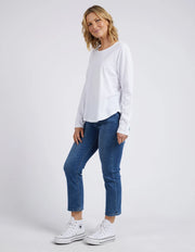 Elm Lifestyle II EVERYDAY L/S Tee - White
