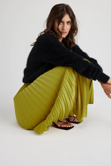 World of Nomads II FRANKIE Cashmere Cardigan - black