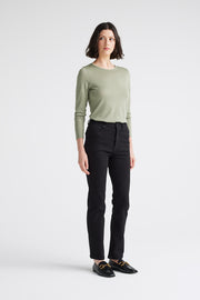 Toorallie. II Crew Merino Tee - sage green