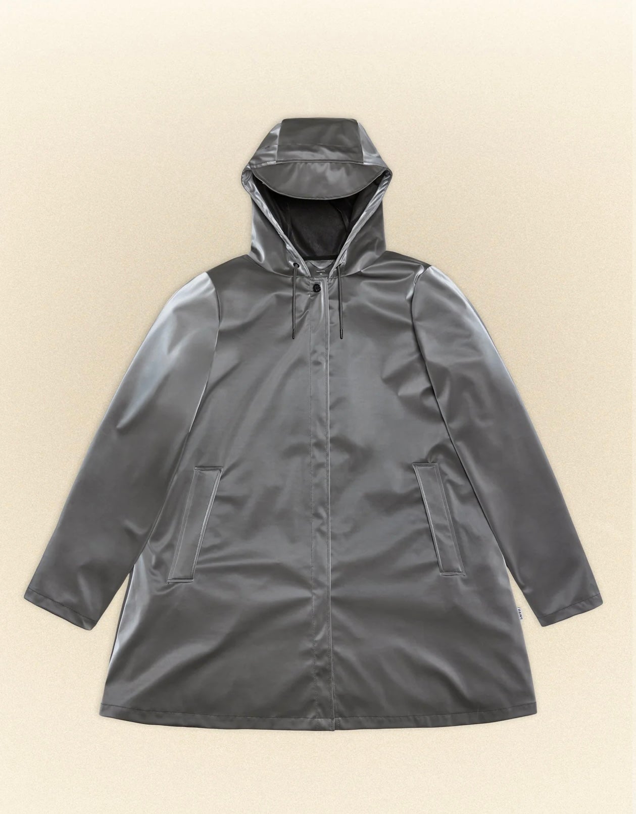 RAINS II A-Line W Jacket - metallic grey