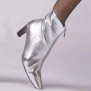 CAVERLEY II POLLIE Crinkle Boots - silver