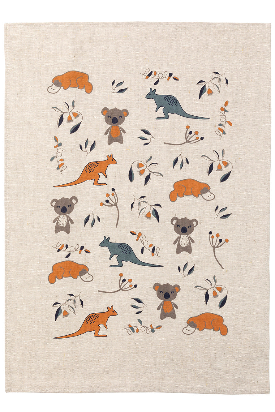 Indus Design II OUTBACK LINEN TEA TOWEL