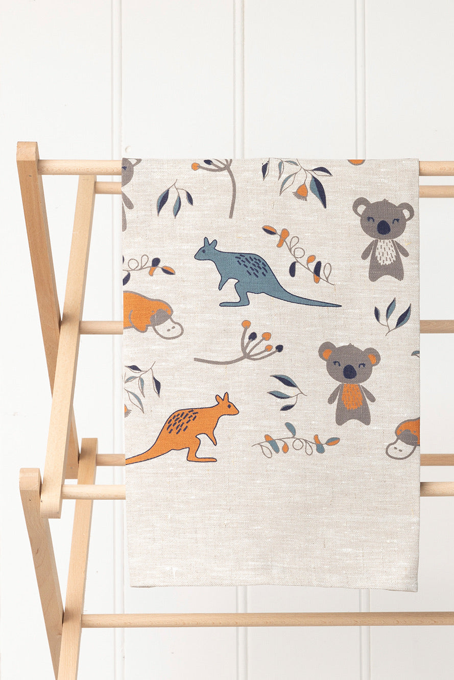 Indus Design II OUTBACK LINEN TEA TOWEL