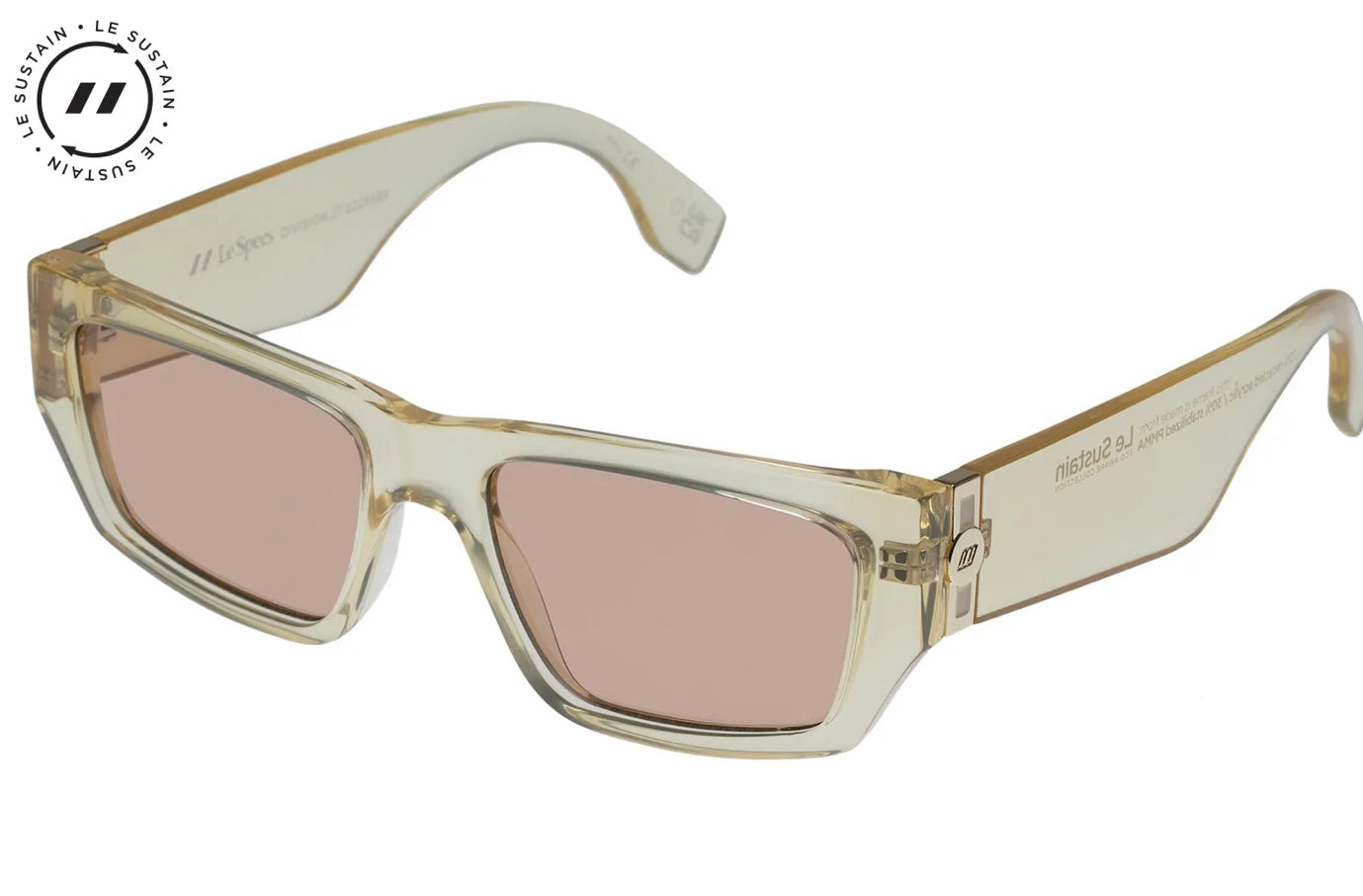 Le Spec II PLASTIC MEASURES Sunglasses - nougat