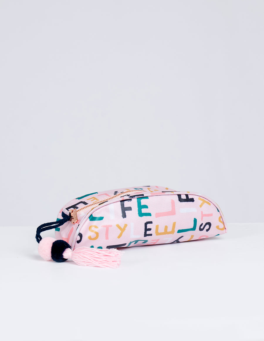 Elm Lifestyle II ALPHABET small zip make up pencil bag