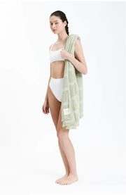 Nude Lucy II BEACH TOWEL - eucalyptus