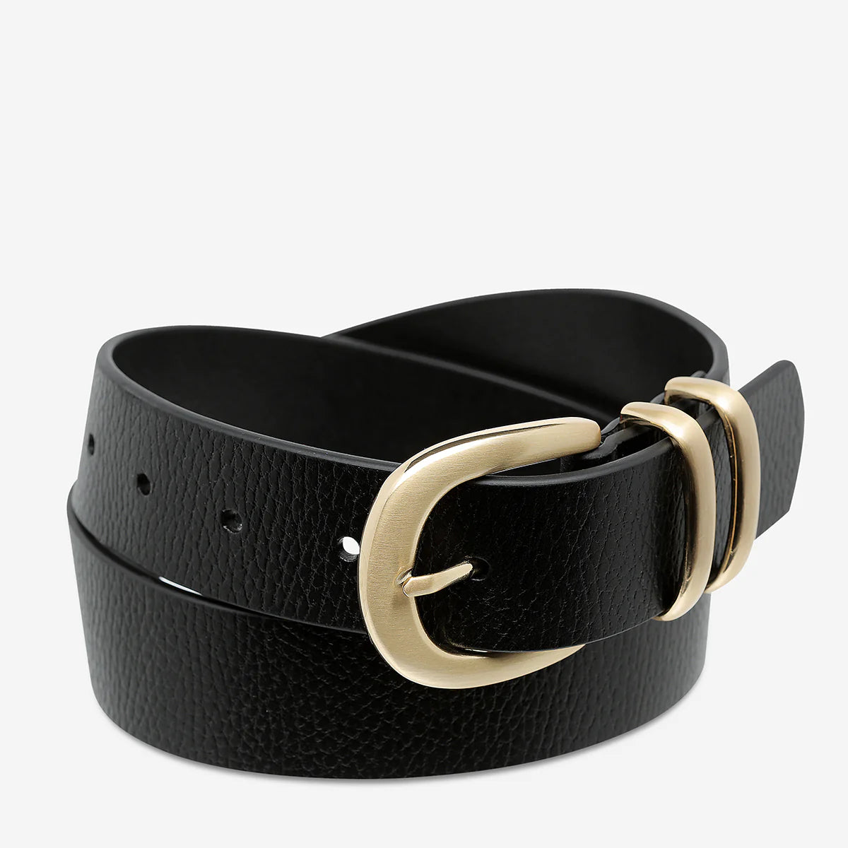 Status Anxiety II LET IT BE Belt - black/silver