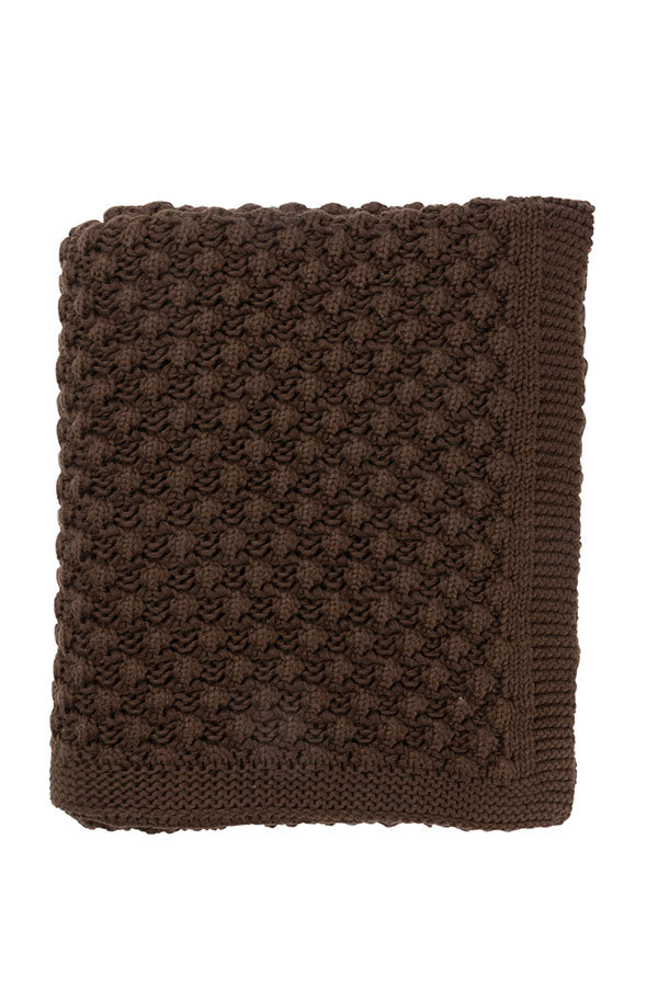 Indus Design II POPCORN Throw - Chocolate