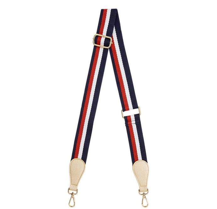 Elms & King II ACCENT BAG Strap - navy trio stripe