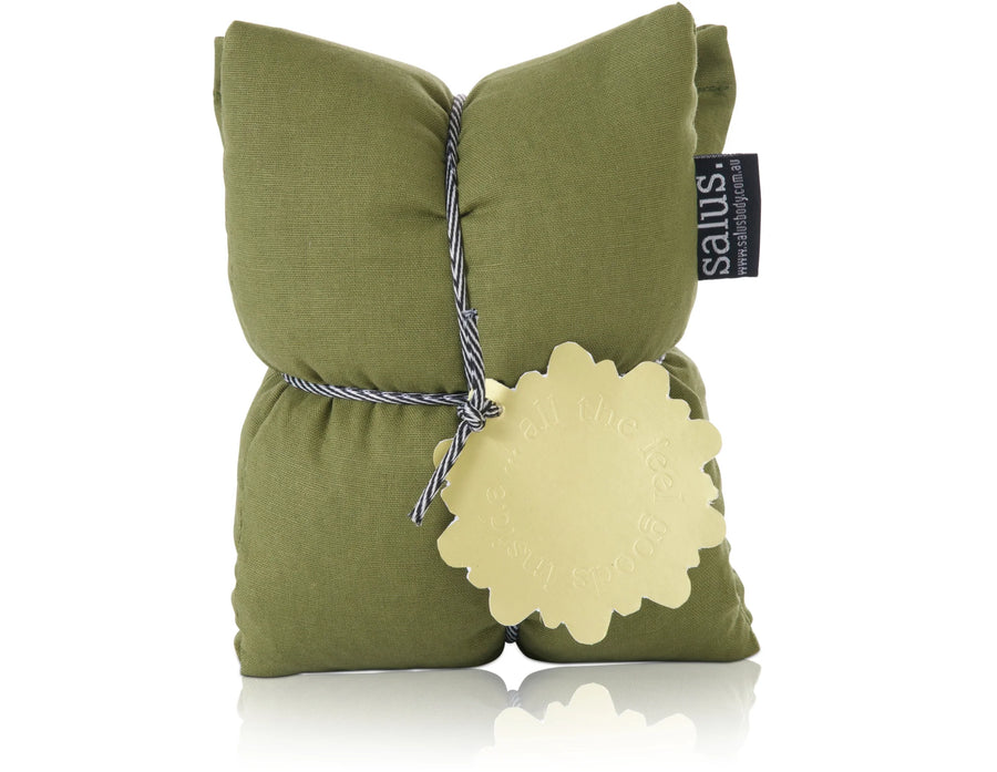 Salus. II MOSS GREEN LAVENDER & JASMINE HEAT PILLOW / moss