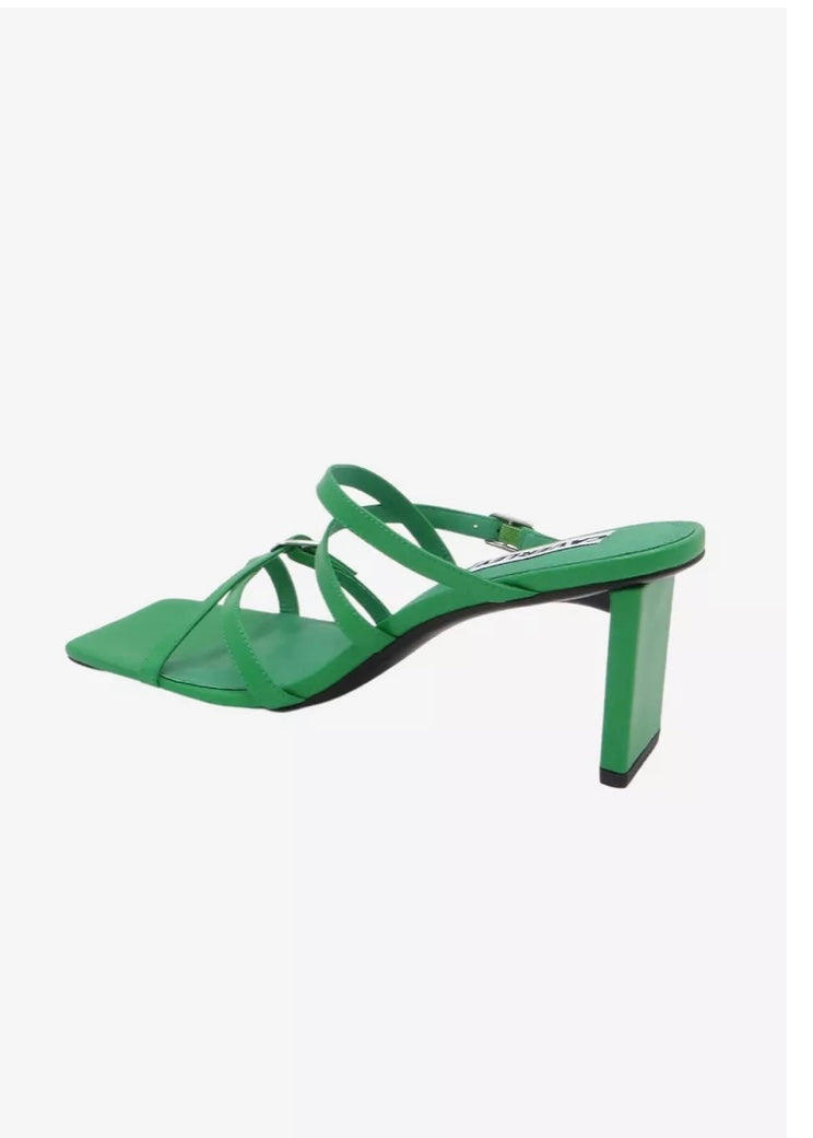 CAVERLEY II JACKIE Heels - apple green