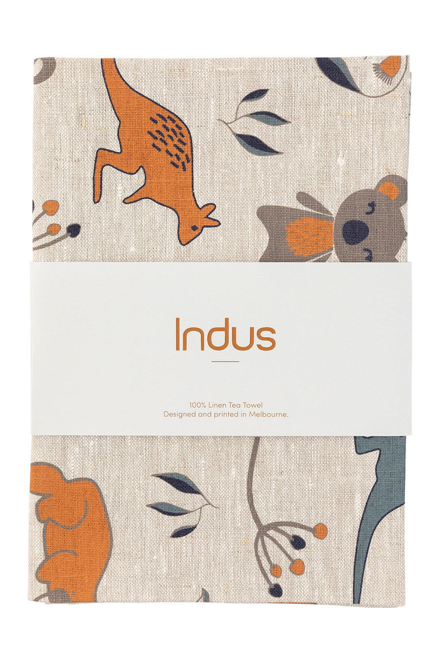 Indus Design II OUTBACK LINEN TEA TOWEL