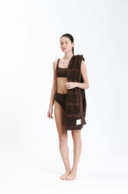 Nude Lucy II BEACH TOWEL - cacao