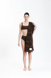 Nude Lucy II BEACH TOWEL - cacao