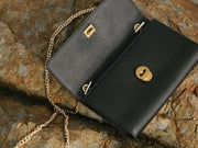 VASH II FRANKIE Fold Over Bag / Wallet / leather and suede