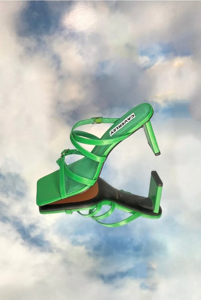 CAVERLEY II JACKIE Heels - apple green
