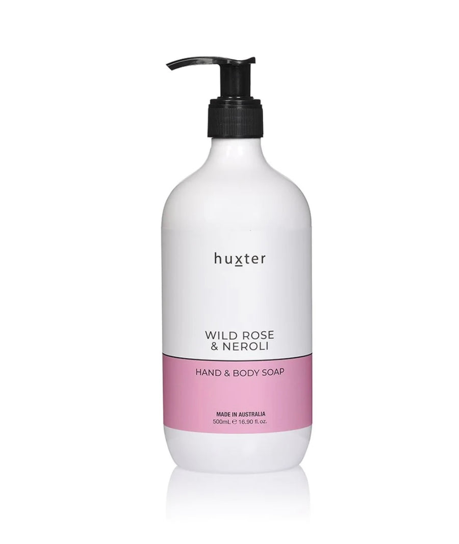 Huxter II HAND & BODY Wash - Wild Rose & Neroli