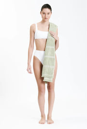 Nude Lucy II BEACH TOWEL - eucalyptus