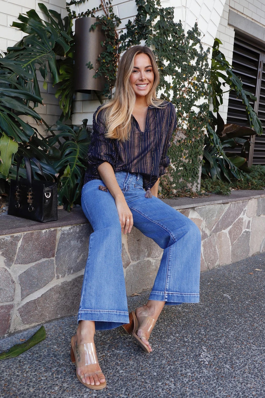 Kireina II Freya wide leg - waterfall