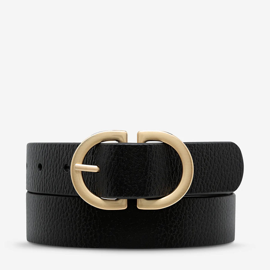 STATUS ANXIETY II IN REVERSE Belt - black/gold