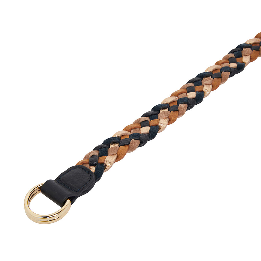 Arlington II PLAIT BELT / Navy Multi