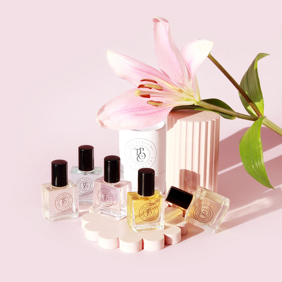 The Perfume Oil Co II PREMIUM OIL COLLECTION / 5 mixed floral Set