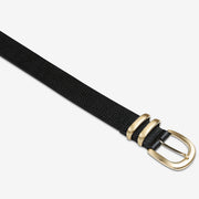 Status Anxiety II LET IT BE Belt - black/silver