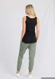 LULU Organic II MIAMI Tank / black