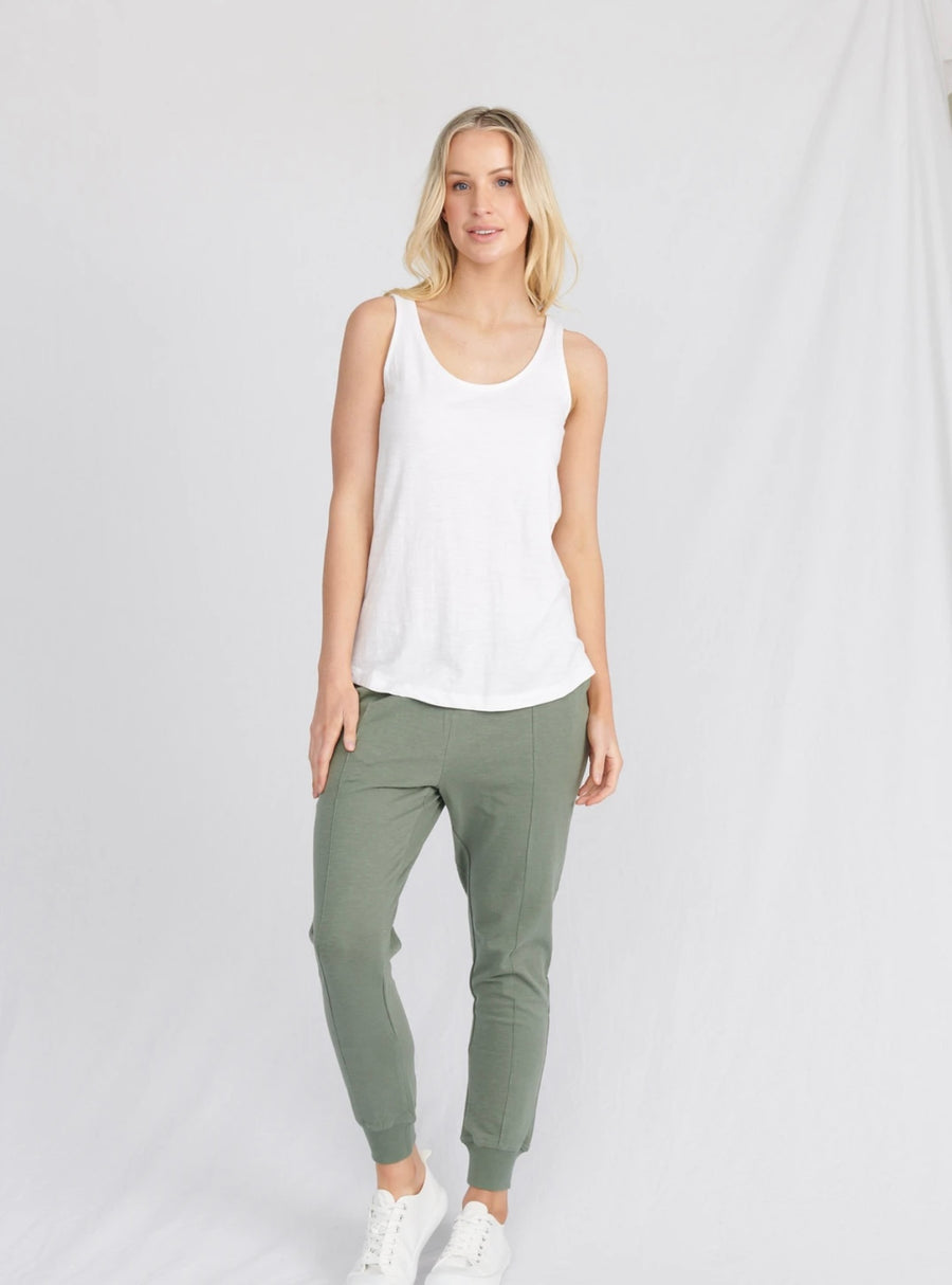 LULU Organic II Miami Tank / white