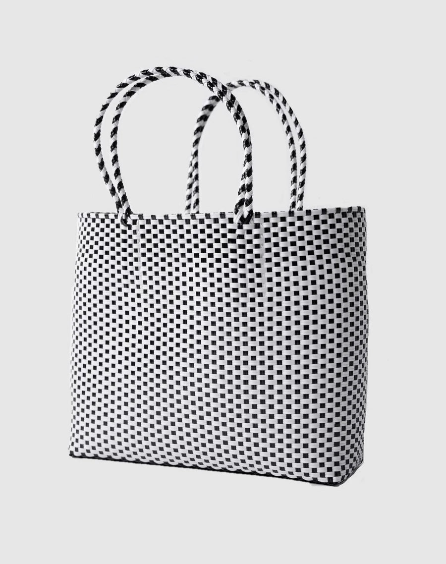 mimmi terra II UTILITY II Eco Bag - Stracciatella (black/white)