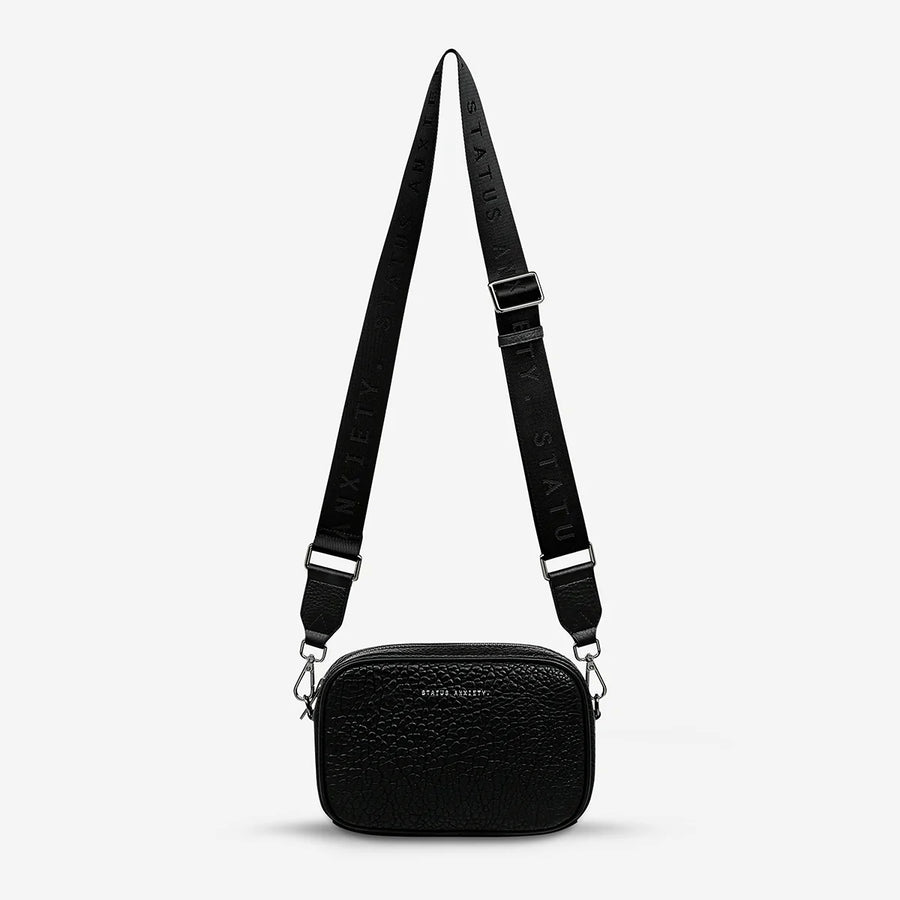 Status Anxiety II PLUNDER w WEBBED STRAP - black pebble