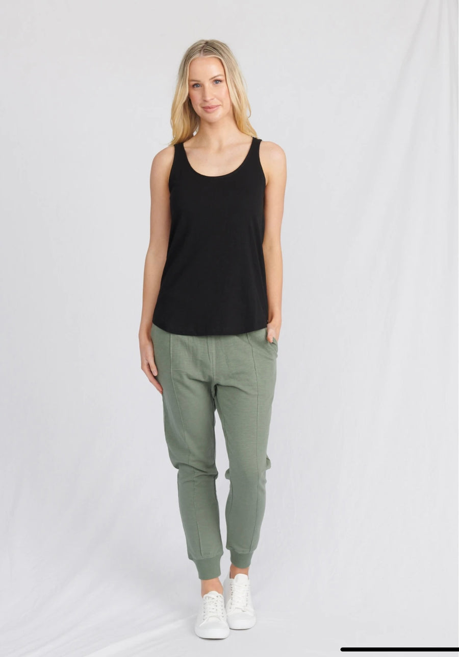 LULU Organic II MIAMI Tank / black