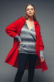 Lounge the Label II PARIS Rain Coat - Red
