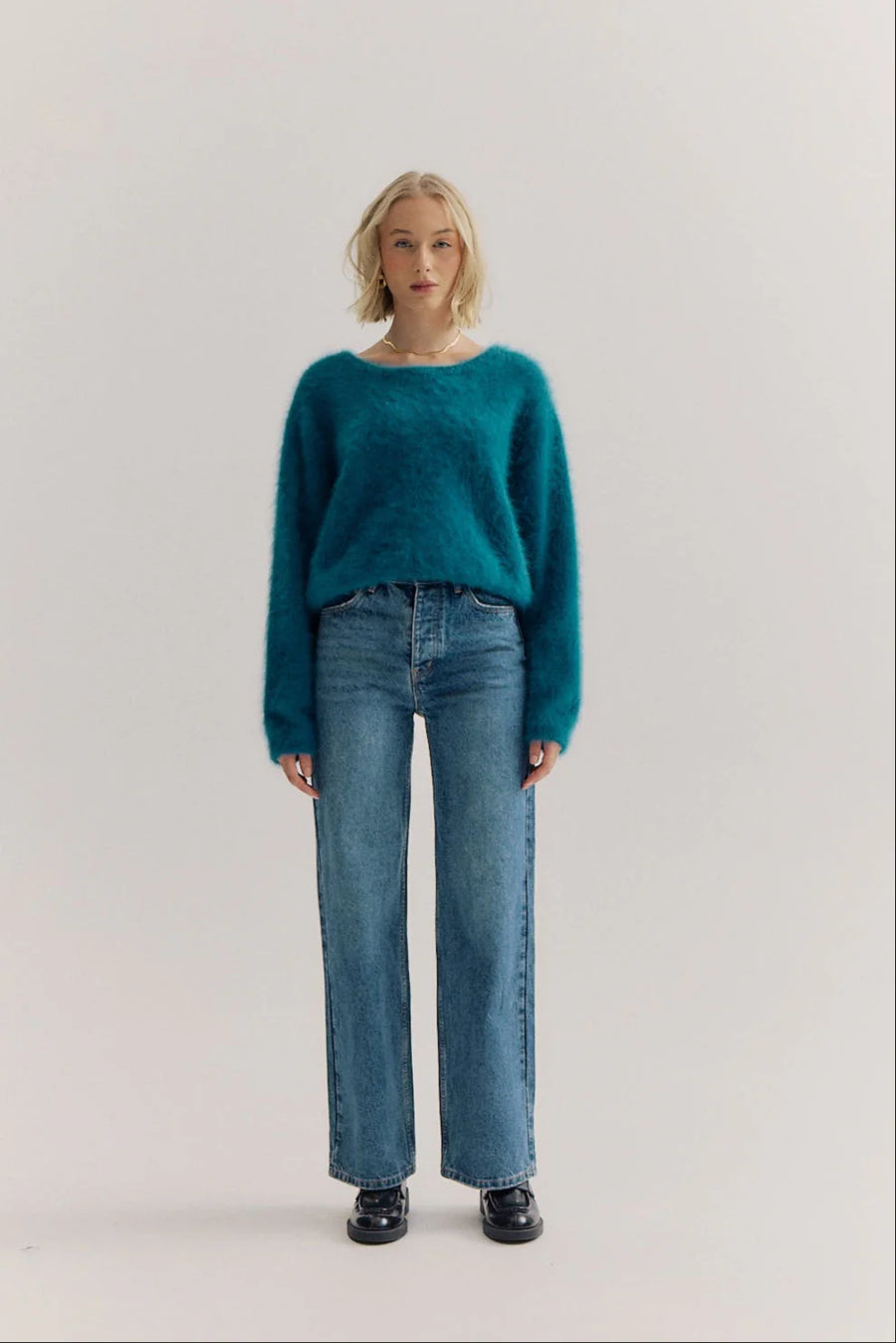 World Of Nomads II STELLA Cashmere Knit - Ocean