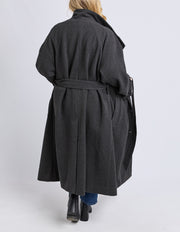 Elm Lifestyle II CAROLINE Coat - charcoal grey
