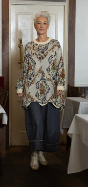 Maud Dainty II CHAISE JUMPER KNIT - Flowers