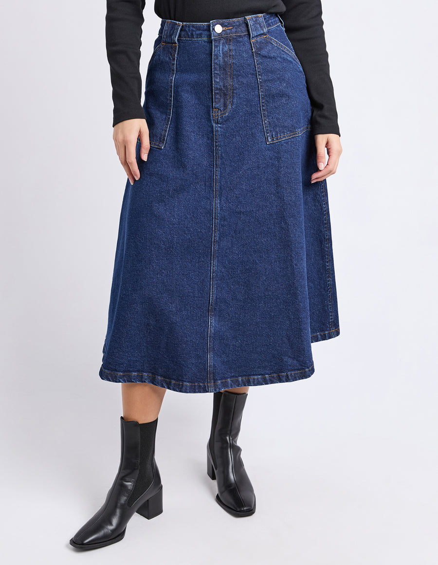 Foxwood II POTTER Denim Skirt - denim blue