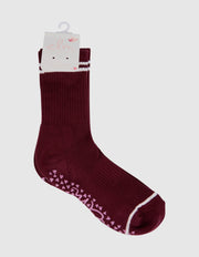 Elm Lifestyle II ELM Ribbed College Socks - plum