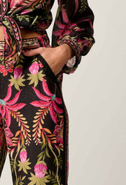 OnceWas II WILLOW Viscose Pant - Anthos Lotos