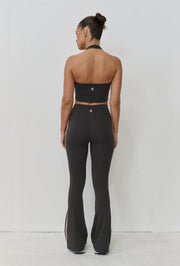PINKY & KAMAL II VIBRATION FLARES - grey/pink stripes