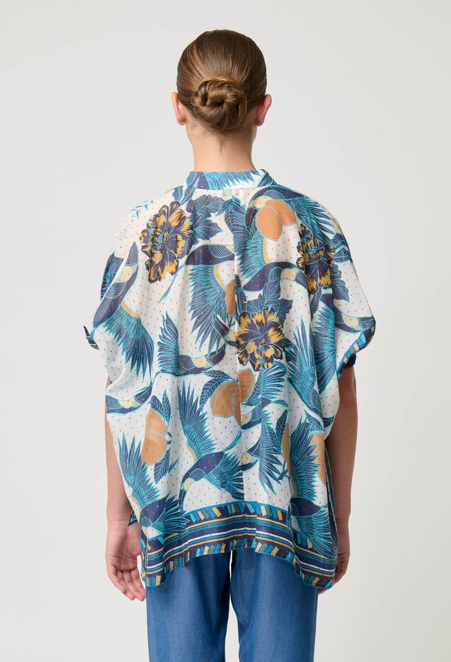 Oncewas II KIMONA Top - Tukano Print