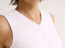 Holly High V Tank - White