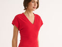 Kelly V Tee - Red