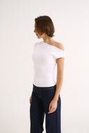 Valentina Off Shoulder Top - White