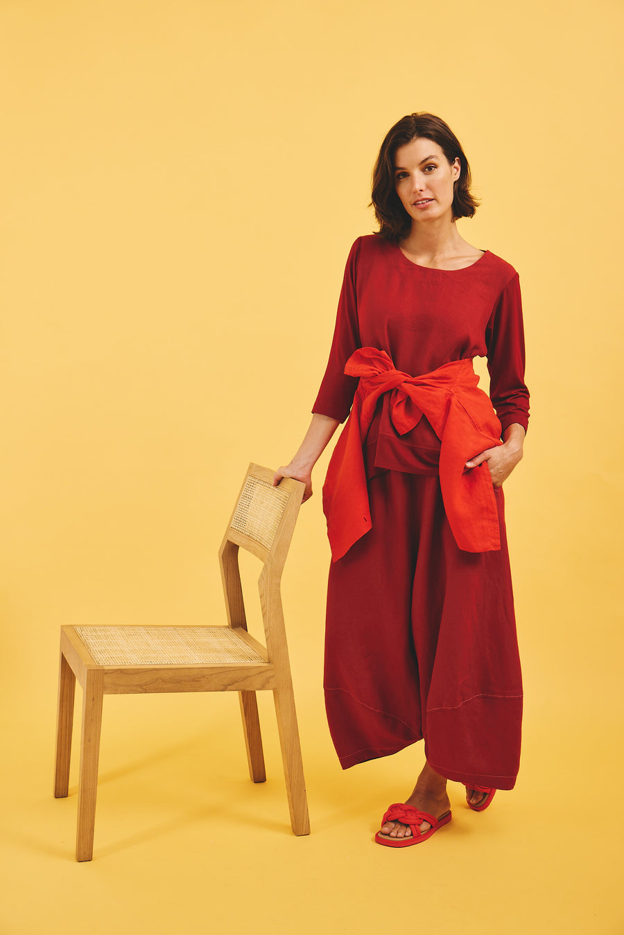 VALIA II BASTILLE PANT - KEPCHUP