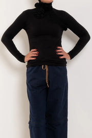 M A DAINTY II LIZZY TOP - Black